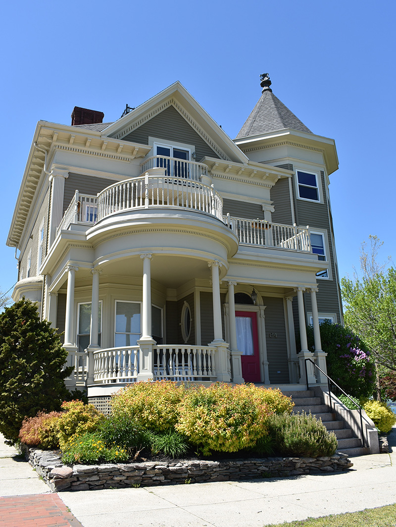 Exterior of victorian style home